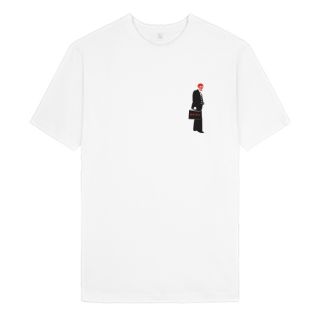 T-shirt Silhouette + Typo BLANC